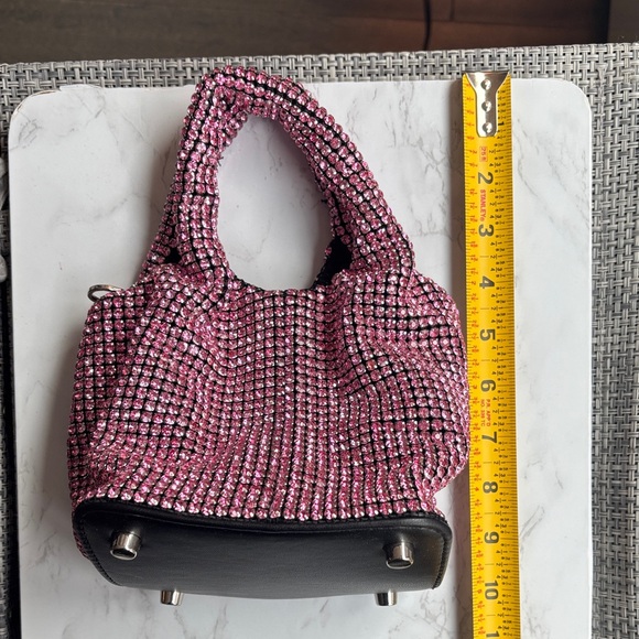 Pink Rhinestone Women's Bag - Picture 11 of 11